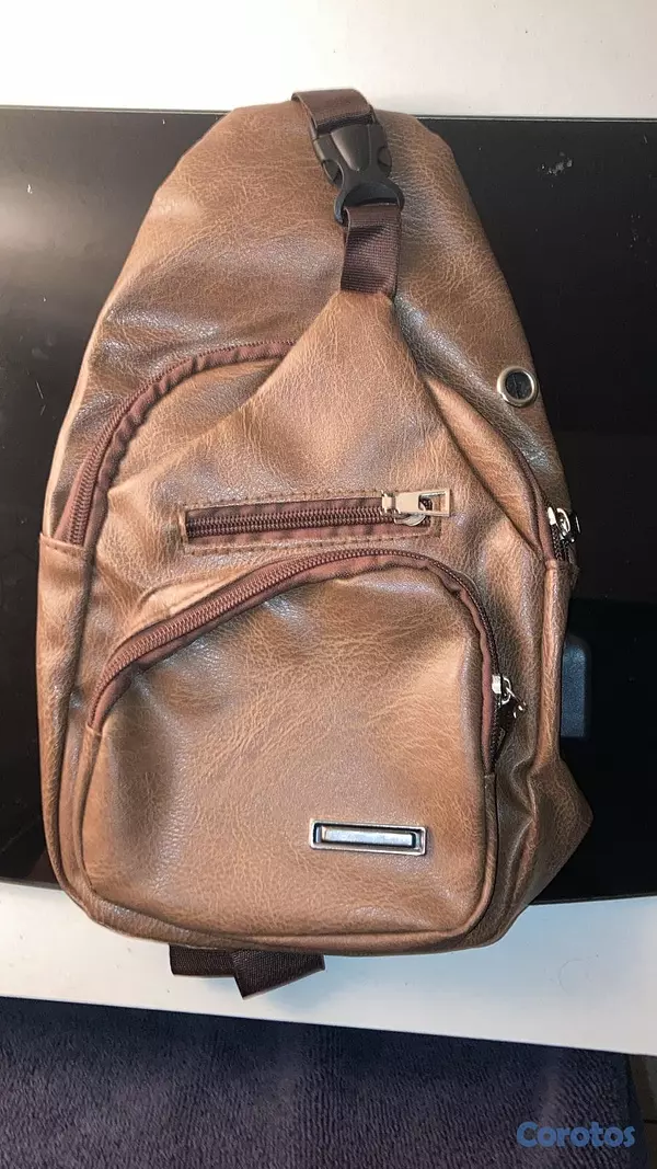 carteras y maletas - Bolso Marrón de Cuero Unisex  3