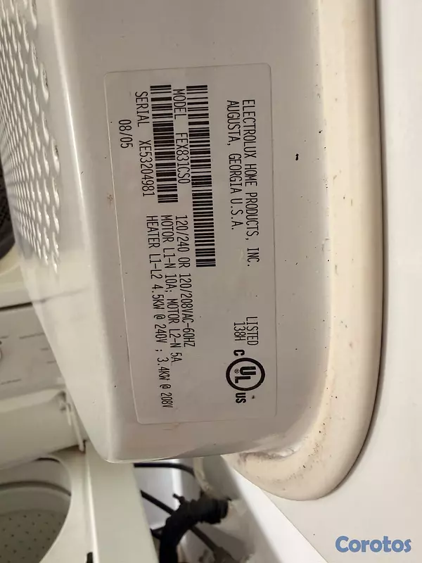 electrodomesticos - Torre de lavado Frigidaire - lavadora y secadora 2
