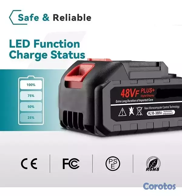 herramientas, jardines y exterior - 🔋 ⚡Batería Recargable 48V Potencia y Durabilidad
 3