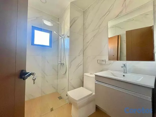 apartamentos - vendo ensanche naco piso 12 una habitación sos balos parqueo vista impresiante  9