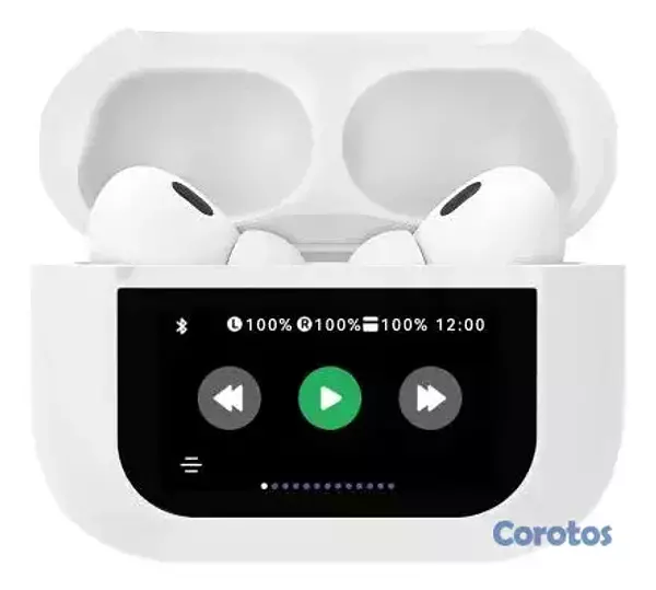 camaras y audio - Audífonos Inalámbricos A9 Pro Bluetooth Con Pantalla LED 4