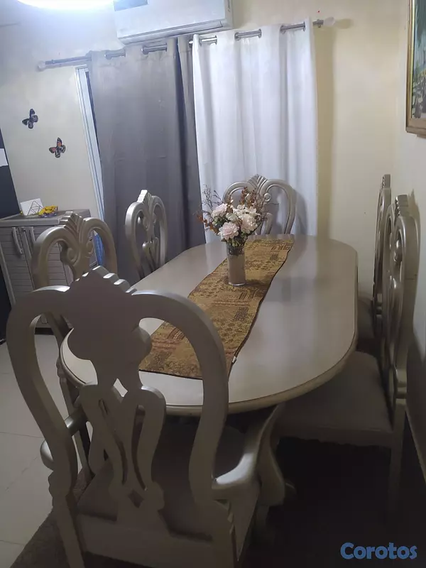muebles y colchones - JUEGO DE COMEDOR DE CAOBA  2