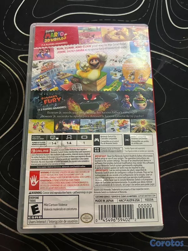 consolas y videojuegos - Super mario 3D world + Boswer’s Fury 2