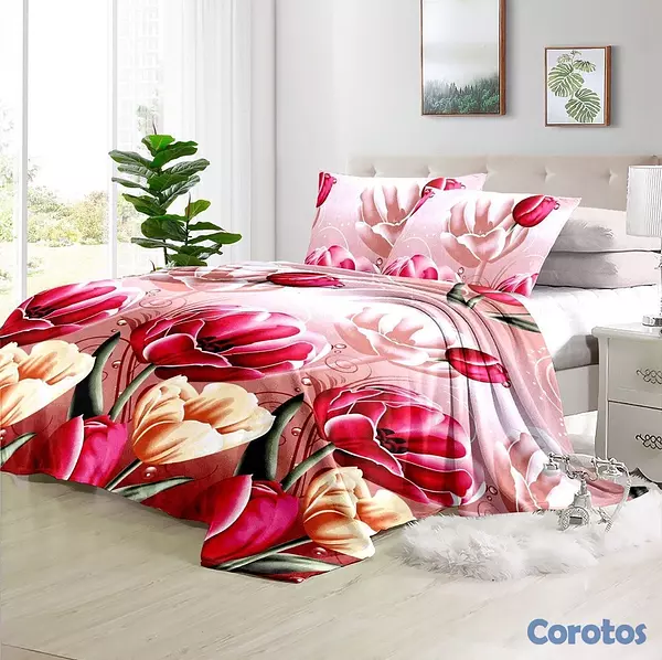 muebles y colchones - juego de frisas suave 3 piezas para cama de 60  7