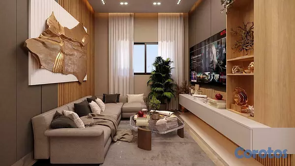 apartamentos - Venta Apartamento en construcción 3er piso 2hbs-2baños-1 Parqueo. Mirador Sur 3