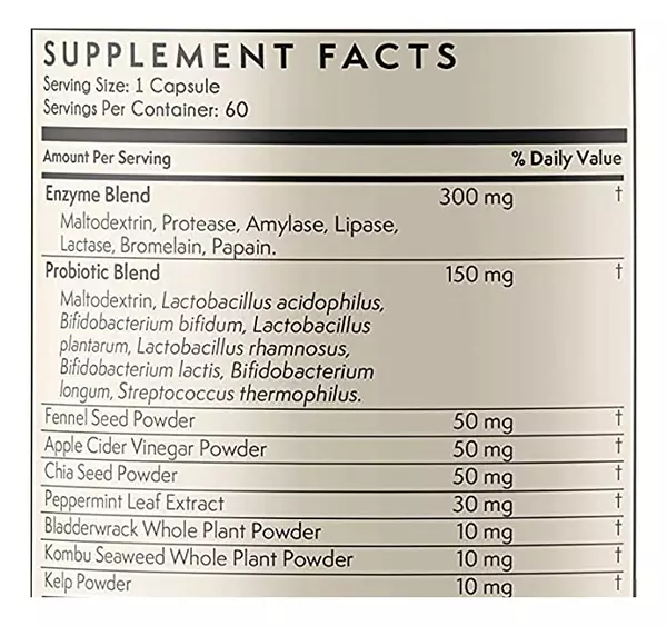 Salud y Equipamiento Médico - Enzimas Digestivas Terra 60 Cap 2