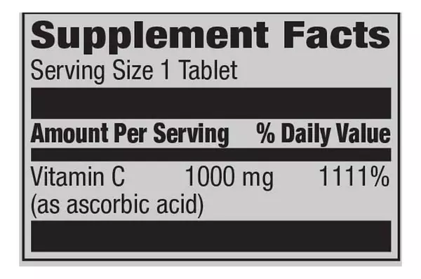 Salud y Equipamiento Médico - Vitamina C 1000mg 300 tab 2