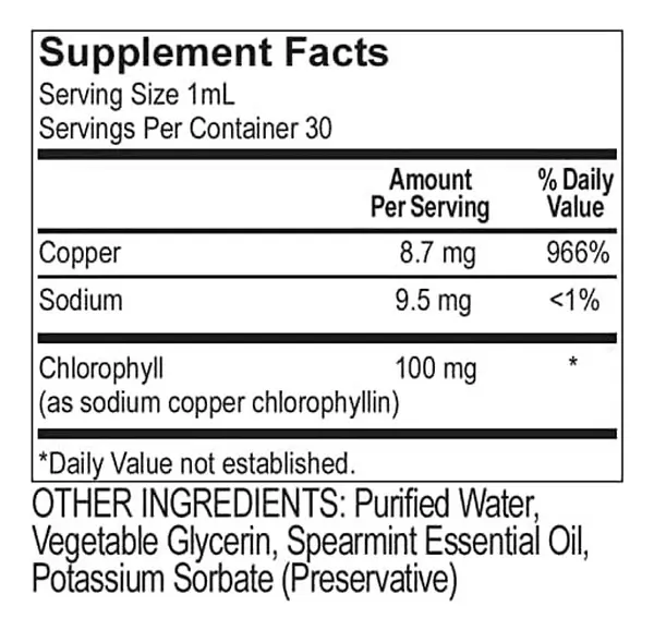 Salud y Equipamiento Médico - Clorofila 100 Mg Sparoom 2