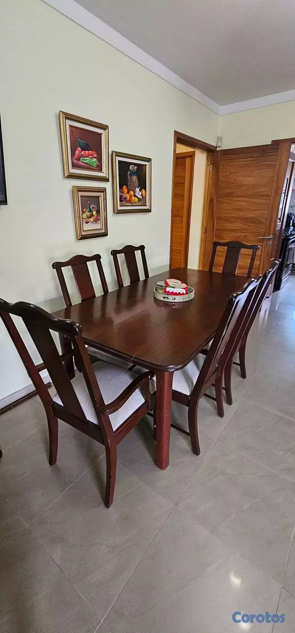 muebles y colchones - TREMENDO JUEGO DE COMEDOR EN CAOBA  2