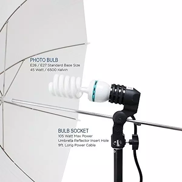 Salud y Equipamiento Médico - Fotografia Photo Portrait Studio 600w Day Light Umbrella Kit 3