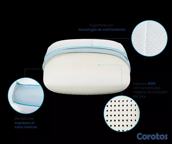 muebles y colchones - Almohada Thera Freeze Ortopedica  4