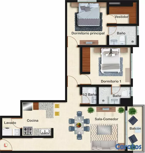 apartamentos - ¡Proyecto Moderno en La Julia 2hab! 5