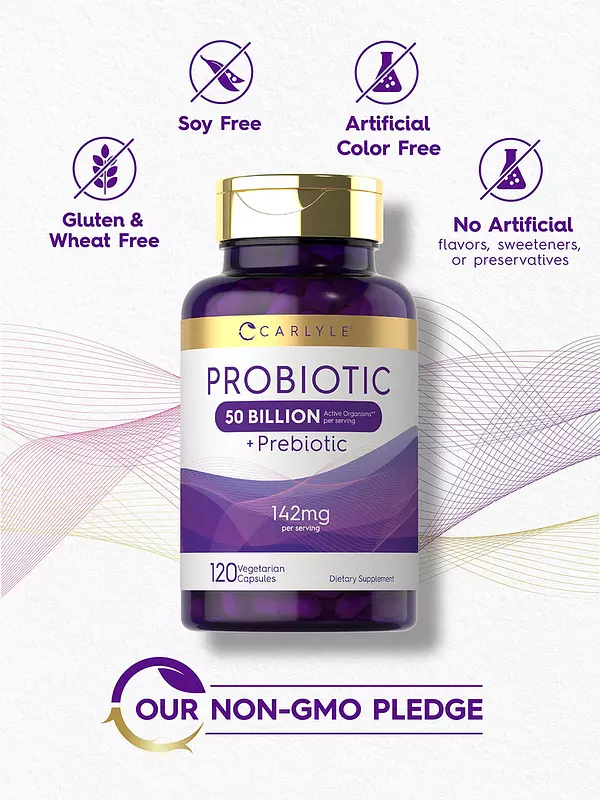 Salud y Equipamiento Médico - Probioticos Con Prebioticos | 120 Capsulas 5