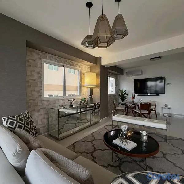 apartamentos - alquilo departamento amueblado en la esmeralda piso alto con ascensor  2