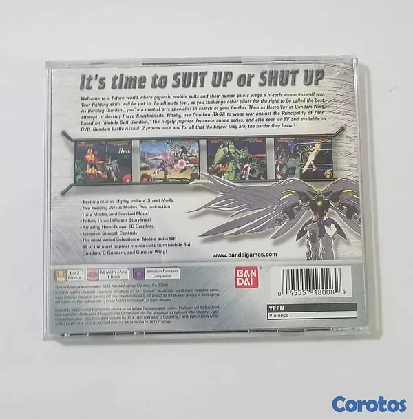 consolas y videojuegos - Gundam: Battle Assault 2 de PlayStation 1 (PS1)  3