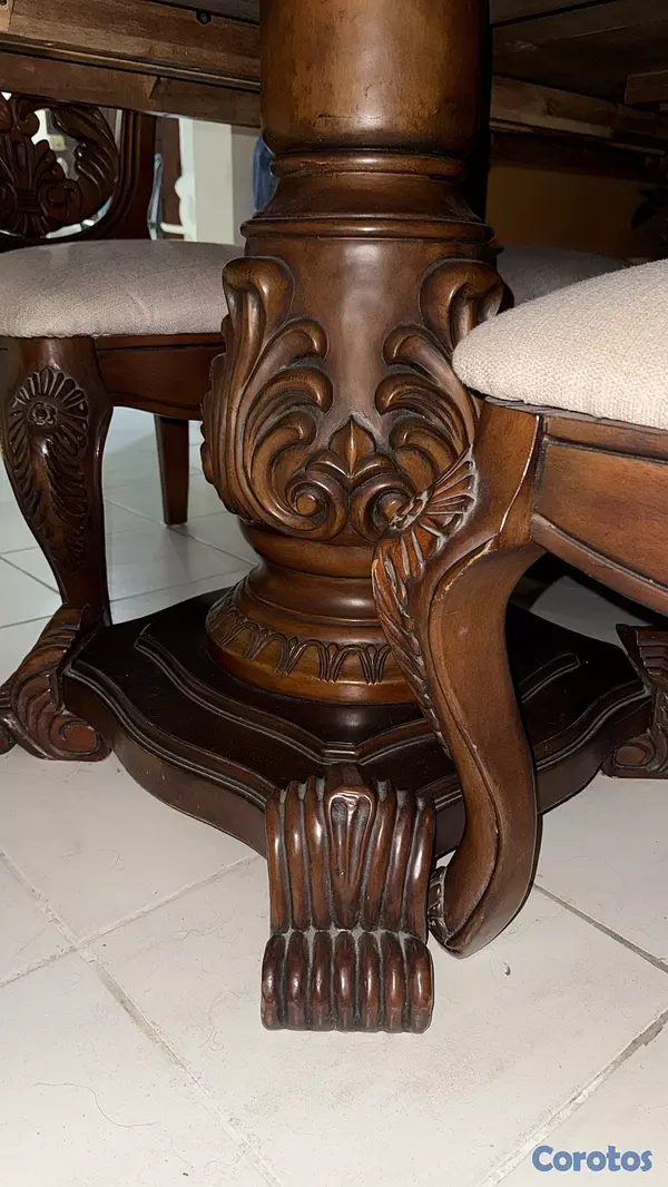 muebles y colchones - vendo comedor grande mesa de 8 sillas  3