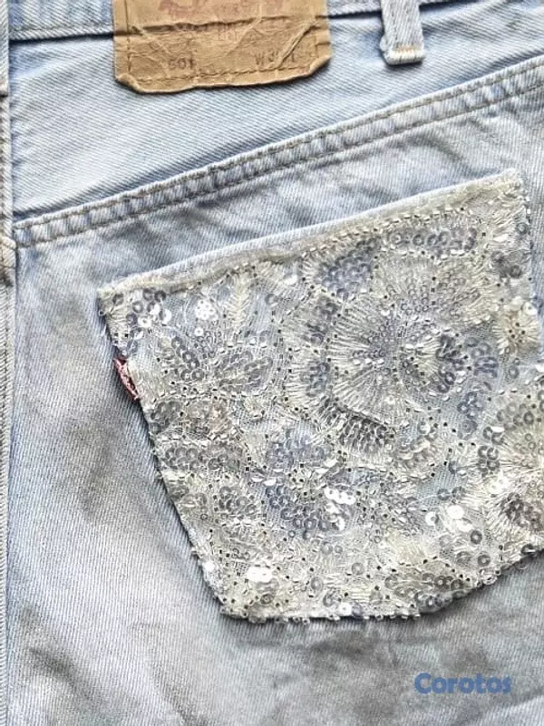 ropa para mujer - Shorts Levi’s vintage personalizados 1