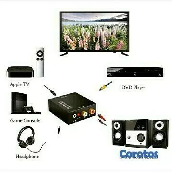 otros electronicos - Convertidores para TV y convertidor de Audio digital óptico a análogo 3