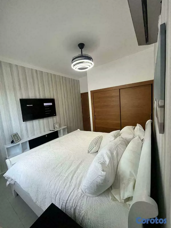 apartamentos - Vendo en Bella Vista, Imponente Torre, 2hab amueblado 7