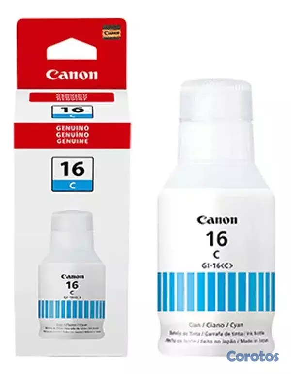impresoras y scanners - Tinta Canon 16 Azul 3
