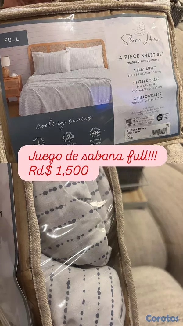 decoración y accesorios - Juego de sabana full  3