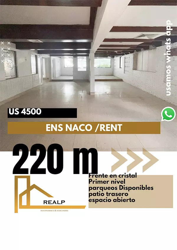 oficinas y locales comerciales - Local con espacio abierto en zona de Naco 1