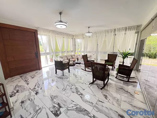 casas vacacionales y villas - Villa en Venta en Jarabacoa, complejo cerrado cerc 6