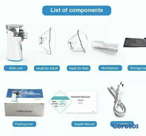 salud y belleza - Nebulizador silencioso portatil N3
 2