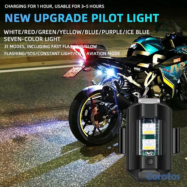 otros electronicos - LUZ LED ESTROBOSCÓPICA 7 COLORES RECARGABLE USB – RD$600

Potente luz LED multiu 3