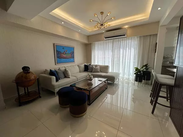apartamentos - Vendo apartamento amueblado en Evaristo Morales  4