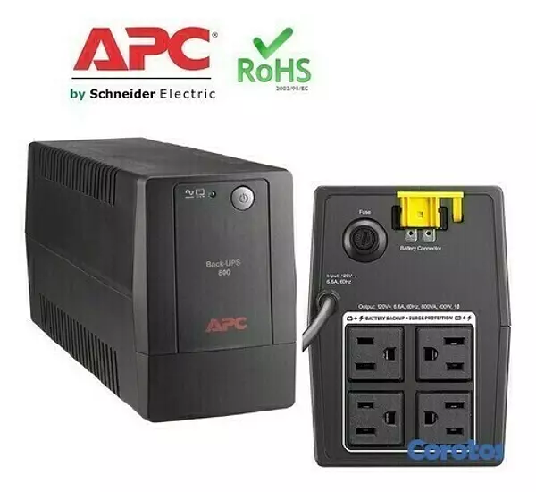 impresoras y scanners - UPS APC  0.8KVA(800VA), 400 WATTS ,BX800L-LM BACK-UPS, 1