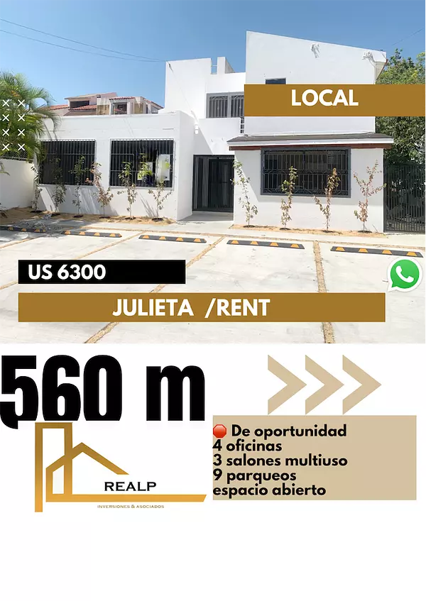 oficinas y locales comerciales - Local julieta 560m 6300 Us 1