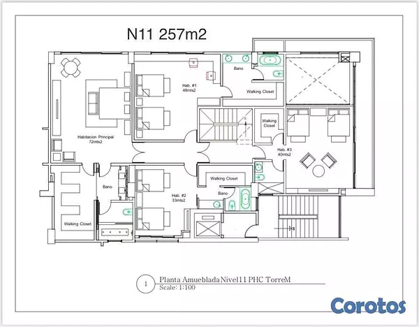 penthouses - Penthouse en Naco Posibilidad de permutas  3