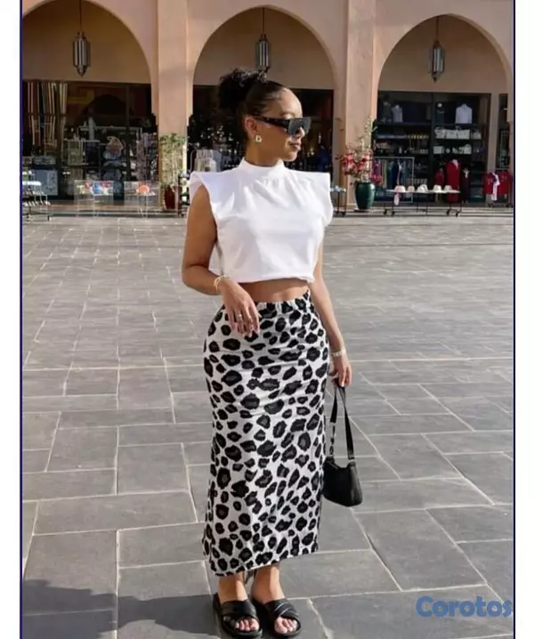 ropa para mujer - Conjunto con falda larga 2