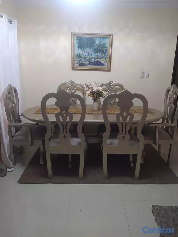 muebles y colchones - JUEGO DE COMEDOR DE CAOBA  3