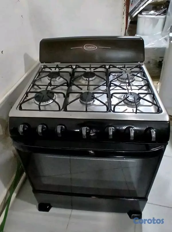 electrodomesticos - estufa cetron de 30 pulgada plato en acero inoxidable con garantía. 2