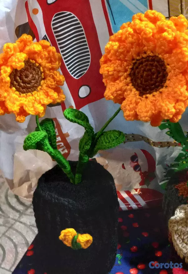 joyas, relojes y accesorios - FLORES TEJIDAS A MANO, BELLO DETALLE PARA REGLAR D 2
