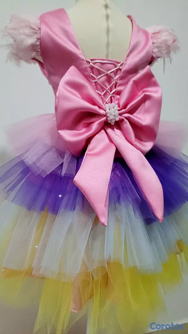 ropa y zapatos - vestido personalizado niña  4
