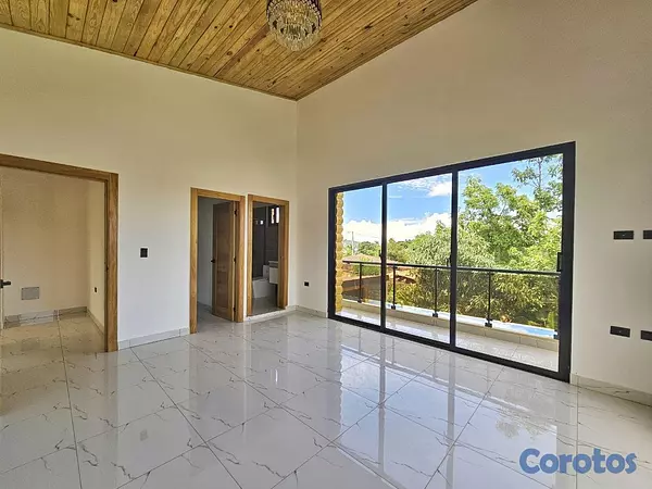 casas vacacionales y villas - Villa en Venta en Jarabacoa cerca del campo de gol 10