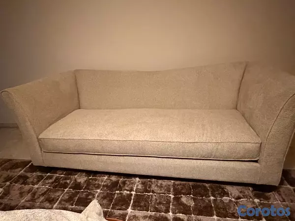 muebles y colchones - Conjunto de SOFAS DE 3 personas recién tapizados 3