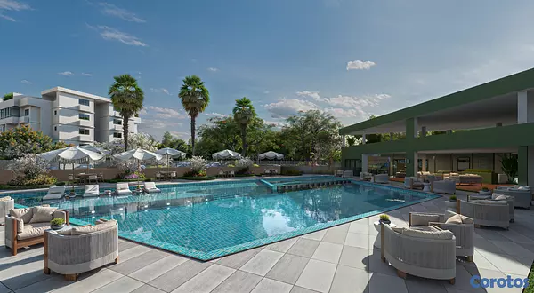 apartamentos - venta de apartamento con piscina en la Jacobo MAJLUTA con piscina  6