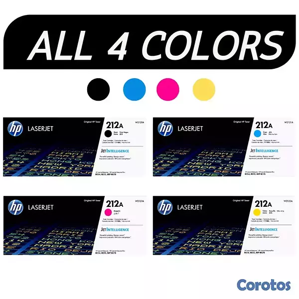 impresoras y scanners - TONER HP 212A -EN TODOS LOS COLORES  2