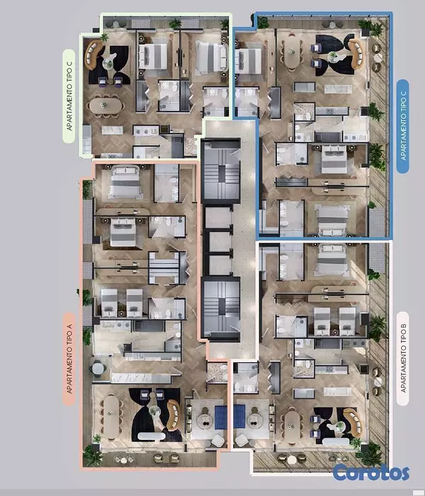 apartamentos - Apartamentos en Piantini de 2 y 3 habitaciones  4