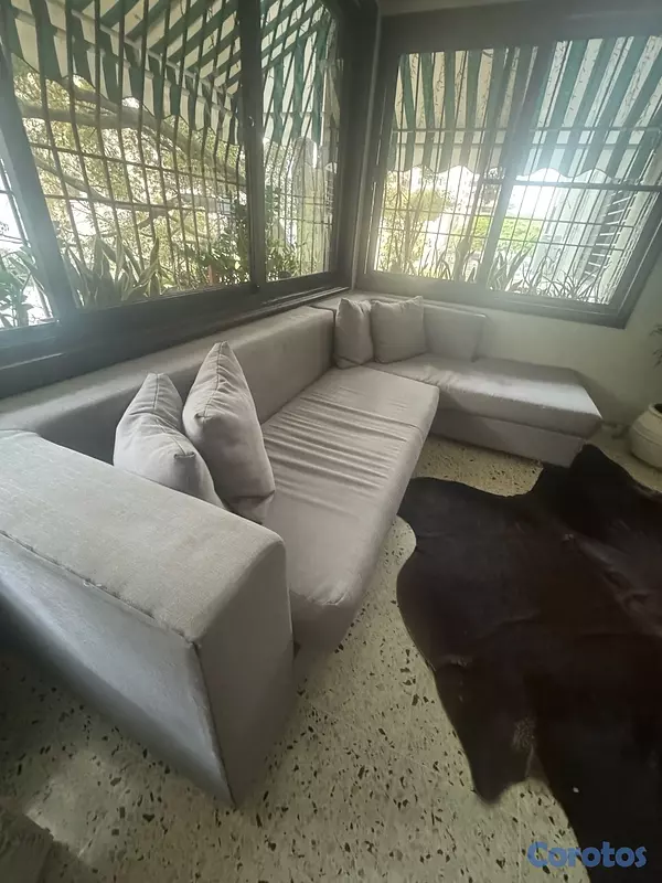 muebles y colchones - mueble seccional con sus cojines  3