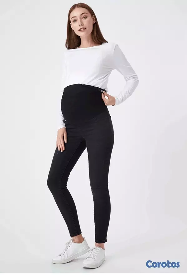 ropa para mujer - Pantalones jeans de maternidad marca LC Waikiki ne 3