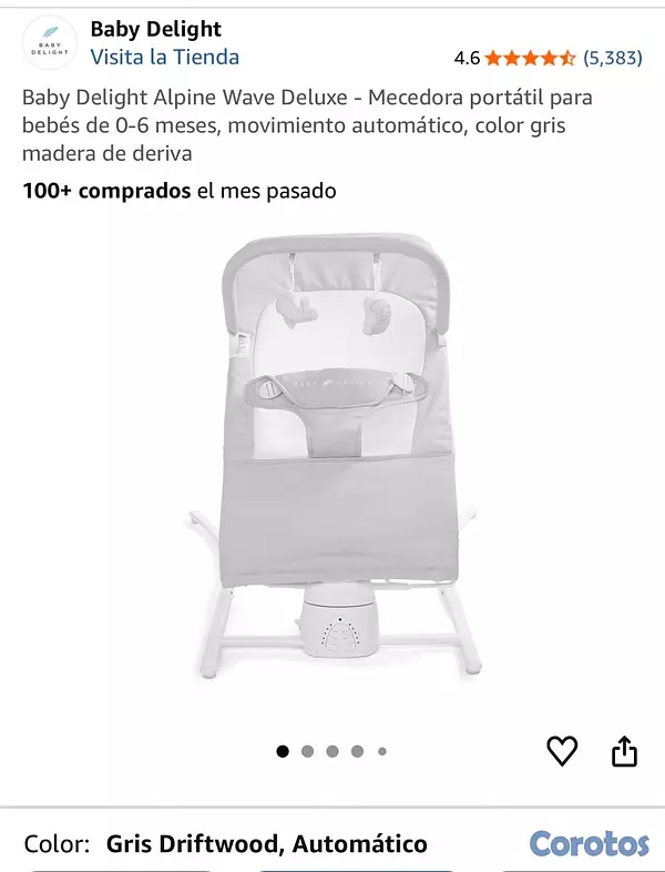 accesorios - Moisés colecho, extractor M5 y manos libre, silla mecedora de bebé y más. 7
