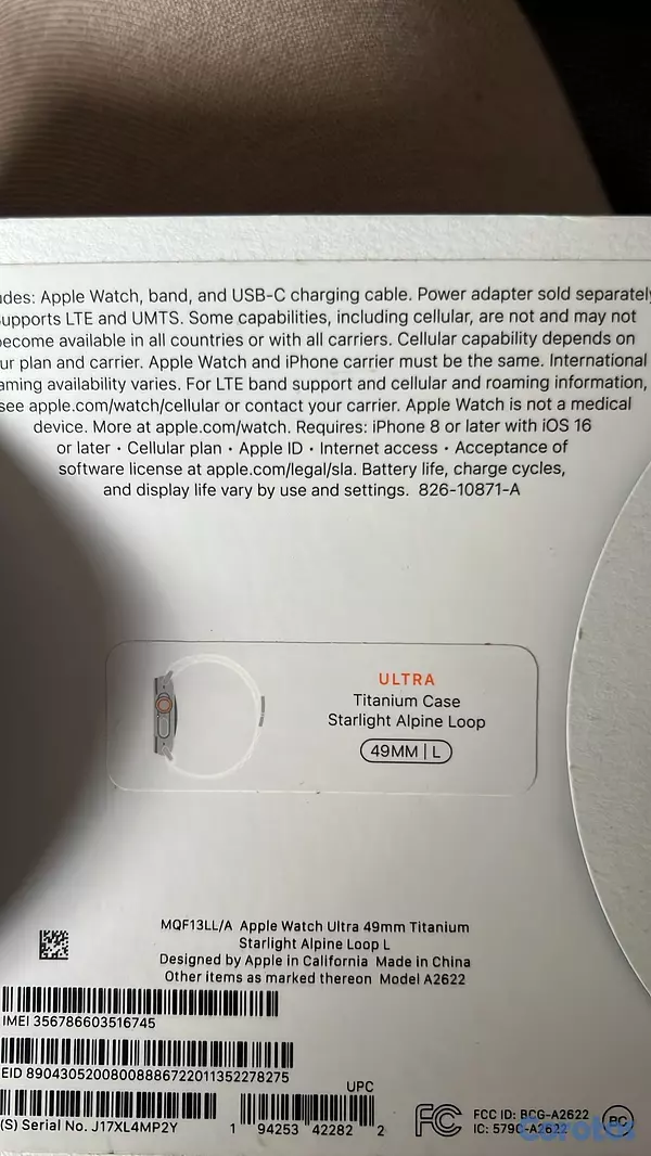 otros electronicos - Vendo Apple Watch Ultra 49 mm 2