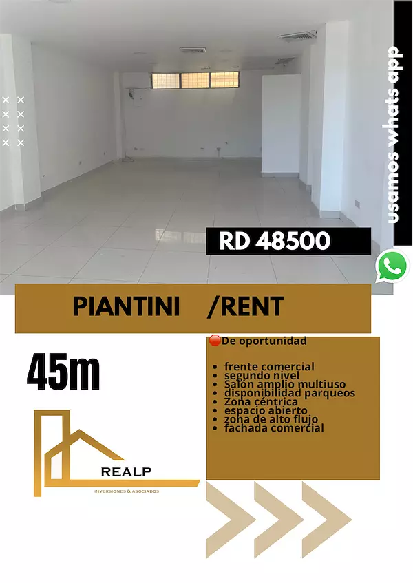 oficinas y locales comerciales - Local en Piantini buena ubicación  1
