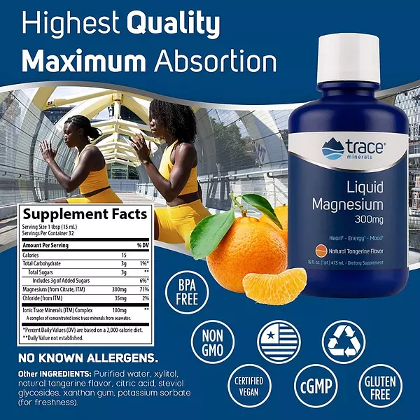 Salud y Equipamiento Médico - Magnesio 300 Mg Trace Minerals 2