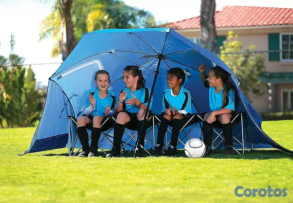herramientas, jardines y exterior - Sombrilla Carpa Playera 2.20mts Reforzada Liviana Paraguas 5